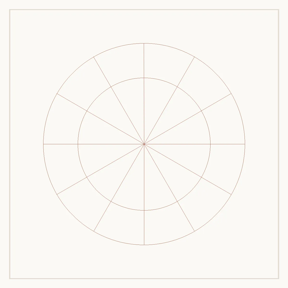 A circular calendar wheel with small garment icons for each month, from coats in winter to sandals in summer.